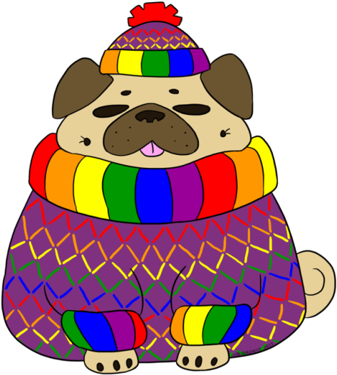 648 Best Brotherhood Images - Pug (500x545)