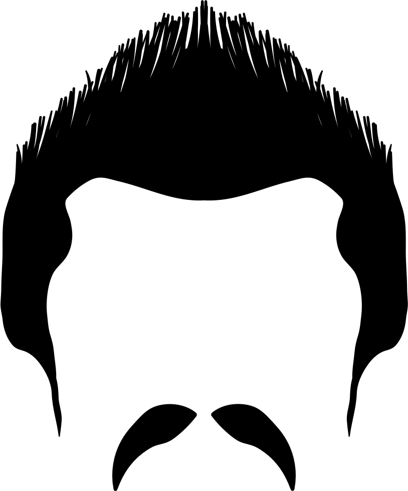 Beard Comments - Ron Swanson Clip Art (814x980)