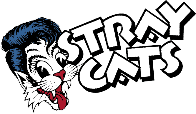 Stray Cats - Stray Cats Band Logo (666x388)