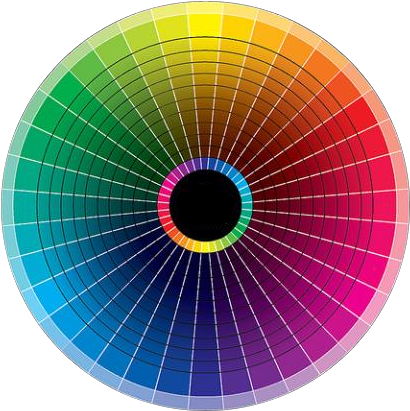 Color Wheel - Brown On The Color Spectrum (450x450)