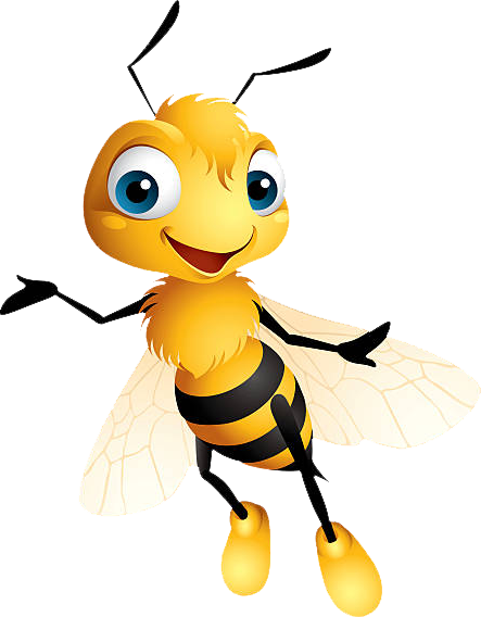 Vector Graphics Bee Clip Art Illustration - Bee (443x568)