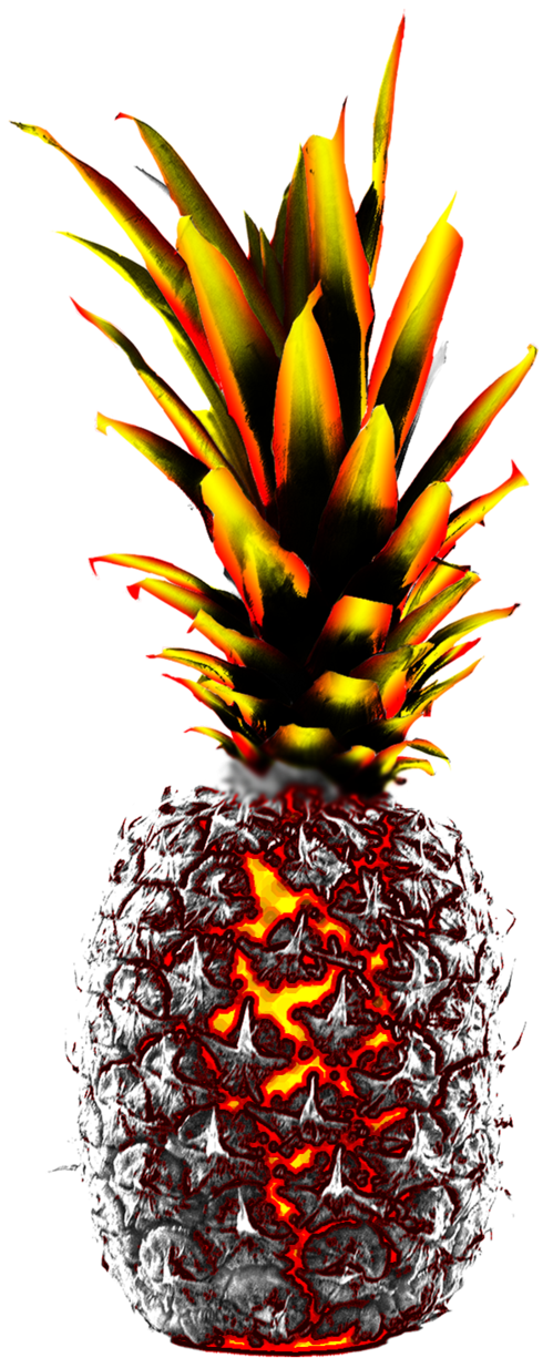 Bad - Rotten Pineapple Png (1024x1325)