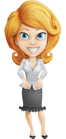 Linda Multitasking Linda Multitasking - Female Cartoon Character Png (322x464)