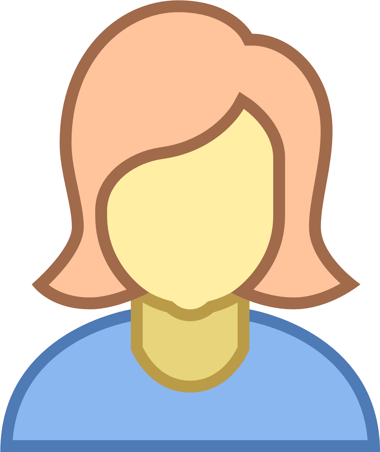 Insurance Advisor - Business Women Icon Colorful (1600x1600)