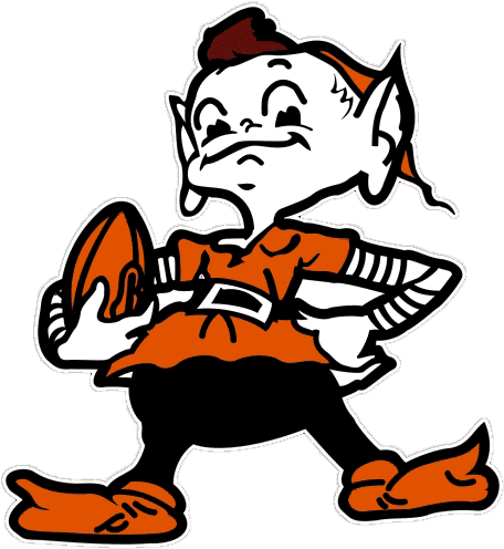 Mascot Logo And Modernized It For Use As The Team's - Cleveland Browns Old Logo (500x500)