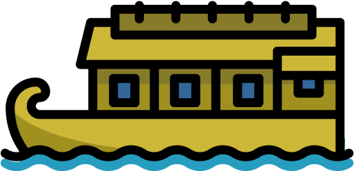 Variety Of Boats - House (513x512)
