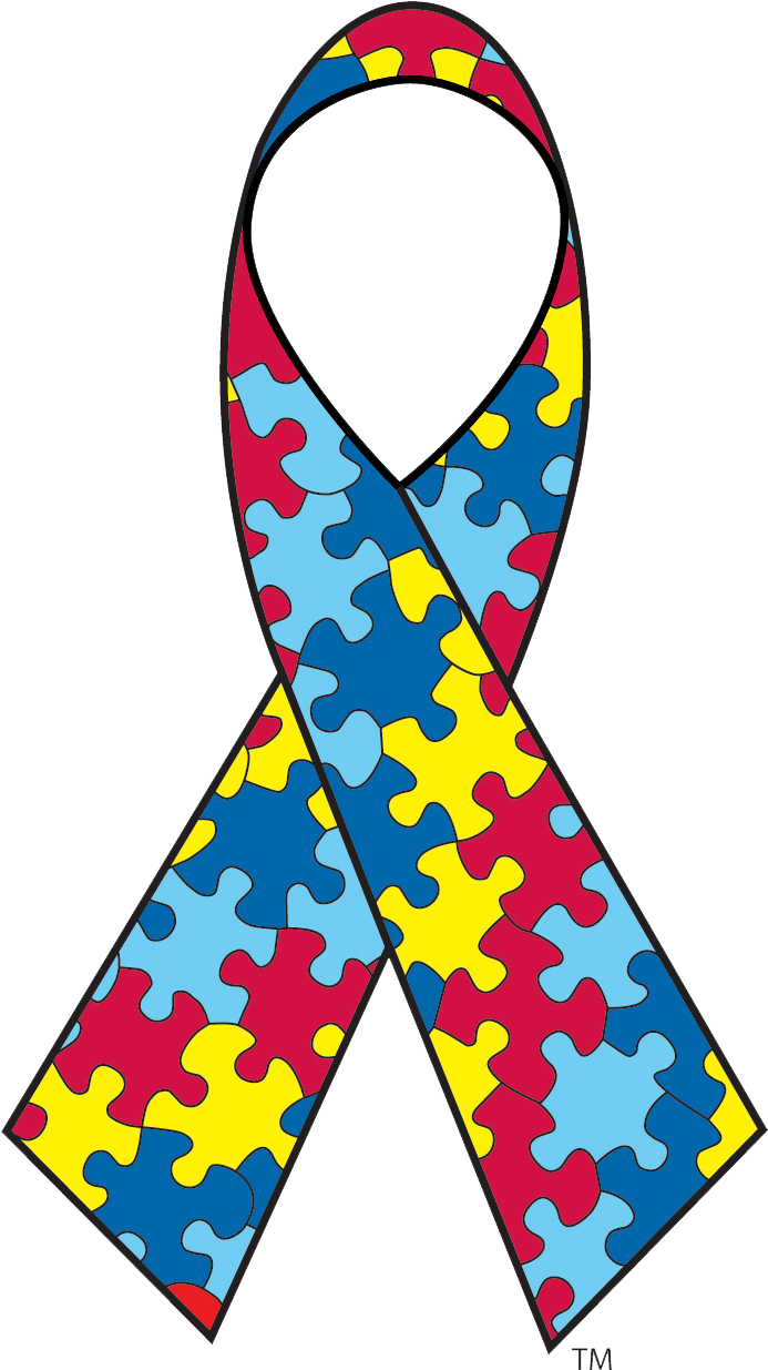 Autism Awareness Clipart - Autism Society (692x1352)