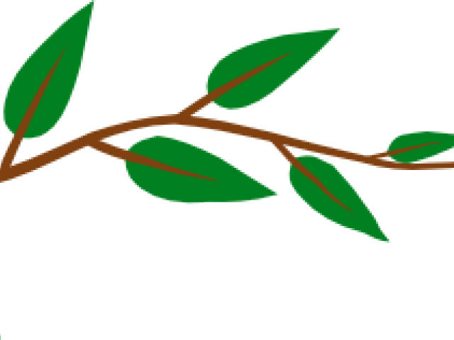 Free Clipart Vine - Leaves On A Stick (640x480)