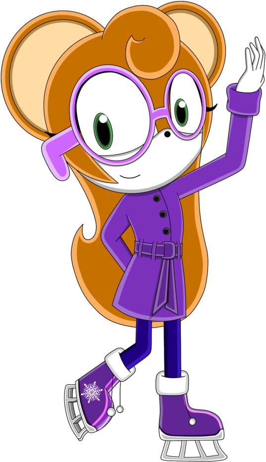 Mary The Guinea Pig At The Winter Olympics By Amarycangirl998 - Illustration (1024x1289)