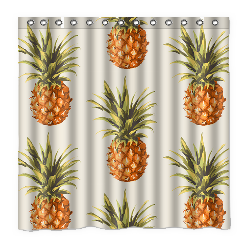 Pineapple Shower Curtain 72" - Pineapple A4 Casebound Ruled Notebook 100 Leaf (500x500)