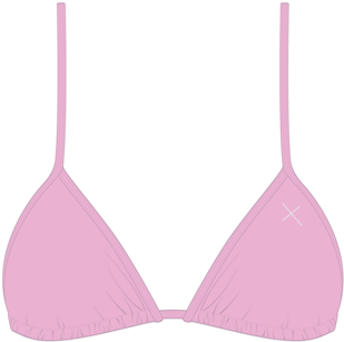 Blush Pink Bikini Top Ii - Boutinela Dirty Pink Fitted Top Ii (480x360)
