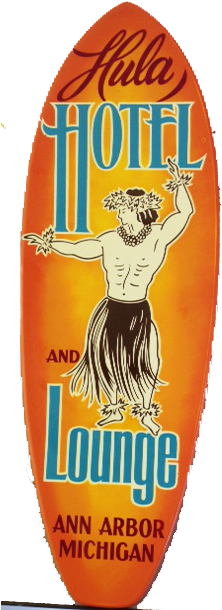 'hula Hotel And Lounge' By Steven Neill - Hotel (233x615)