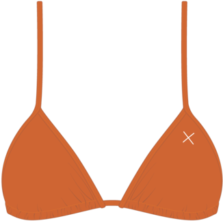 Burnt Orange Bikini Top Ii - Blue Bikini Top (480x360)