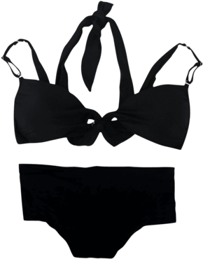 Women Vintage Sexy Push Up Padded Swimsuit Bikini - Swimsuit (370x375)