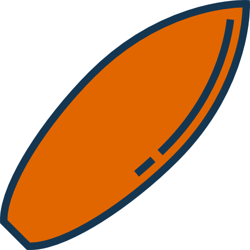 Surfboard Free Icon - Surfboard Icon (512x512)