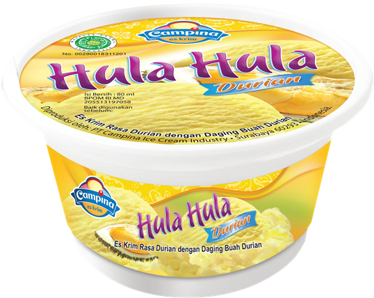Hula Hula Cup Durian - Food (620x603)