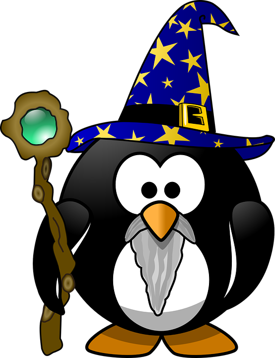 Hula Clipart 8, Buy Clip Art - Wizard Penguin Clipart (554x720)