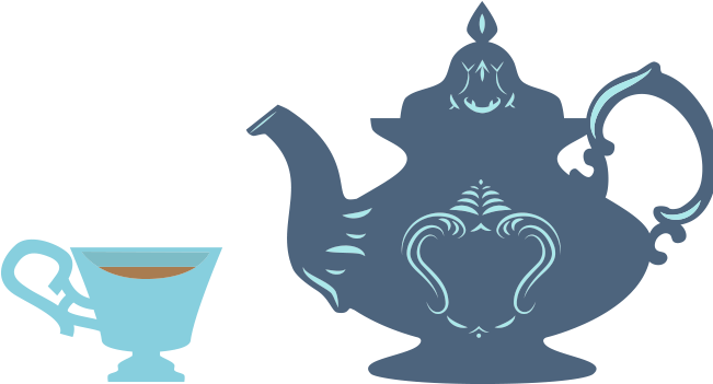 Here's Why - Time For Tea Canvas Print - Small By Dazhka Claire (650x360)