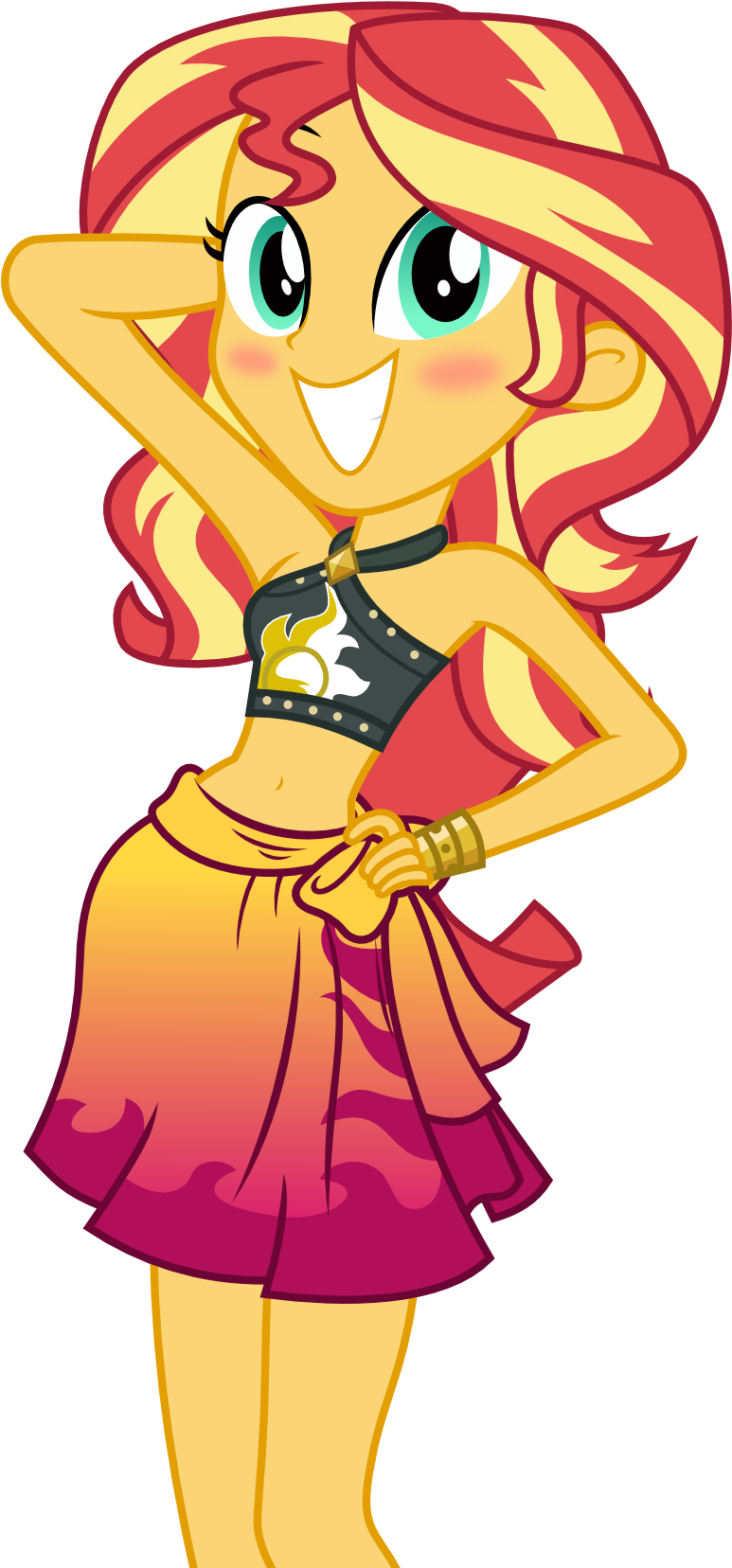 Kingdark0001, Belly Button, Bikini, Blushing, Clothes, - Equestria Girls Forgotten Friendship Sunset (883x1732)