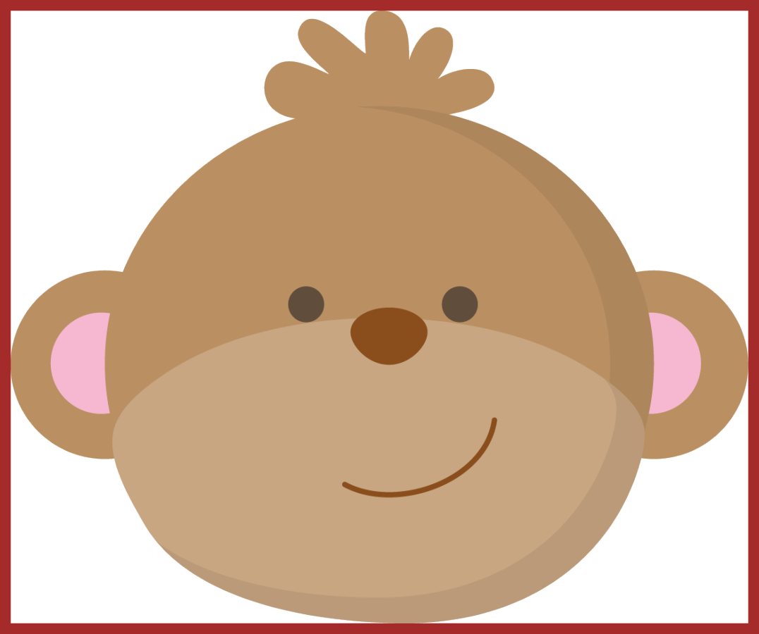 Best Jungle Animals Faces Ing Picture For Lion Clipart - Jungle Animals Faces (1076x900)