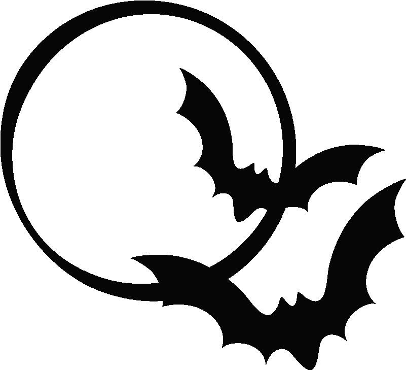 Bats N Moon 1349352828 - Desenho De Morcego (800x800)