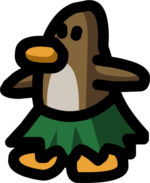 Music Jam 2014 Bridge Hula Penguin Doll - Penguin (571x699)