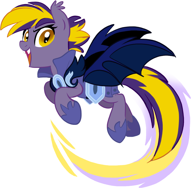 Nanook123, Bat Pony, Bronycon, Bronycon Mascots, Flying, - Cartoon (850x930)