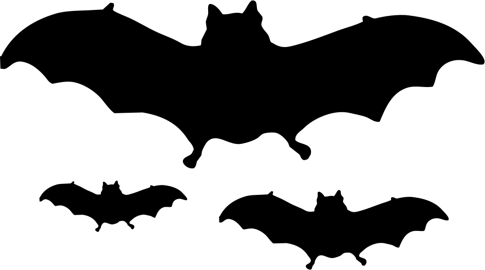 Bats Flying Comments - Летучие Мыши На Хэллоуин (981x546)