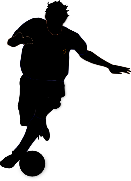 Vektor Orang Main Bola (432x596)