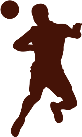 Football Head Kick Silhouette Transparent Png - Head Football Png (512x512)