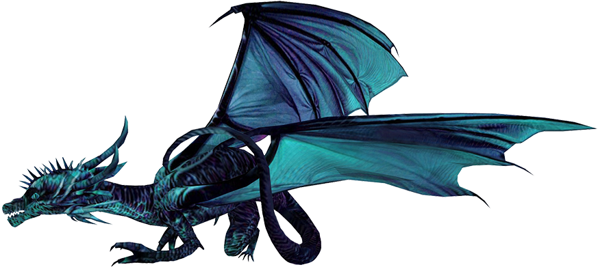 Blue Ice Dragon Pictures - Dragon Png Gif (886x409)