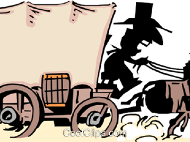 Covered Wagon Clipart - Covered Wagon Clipart (640x480)