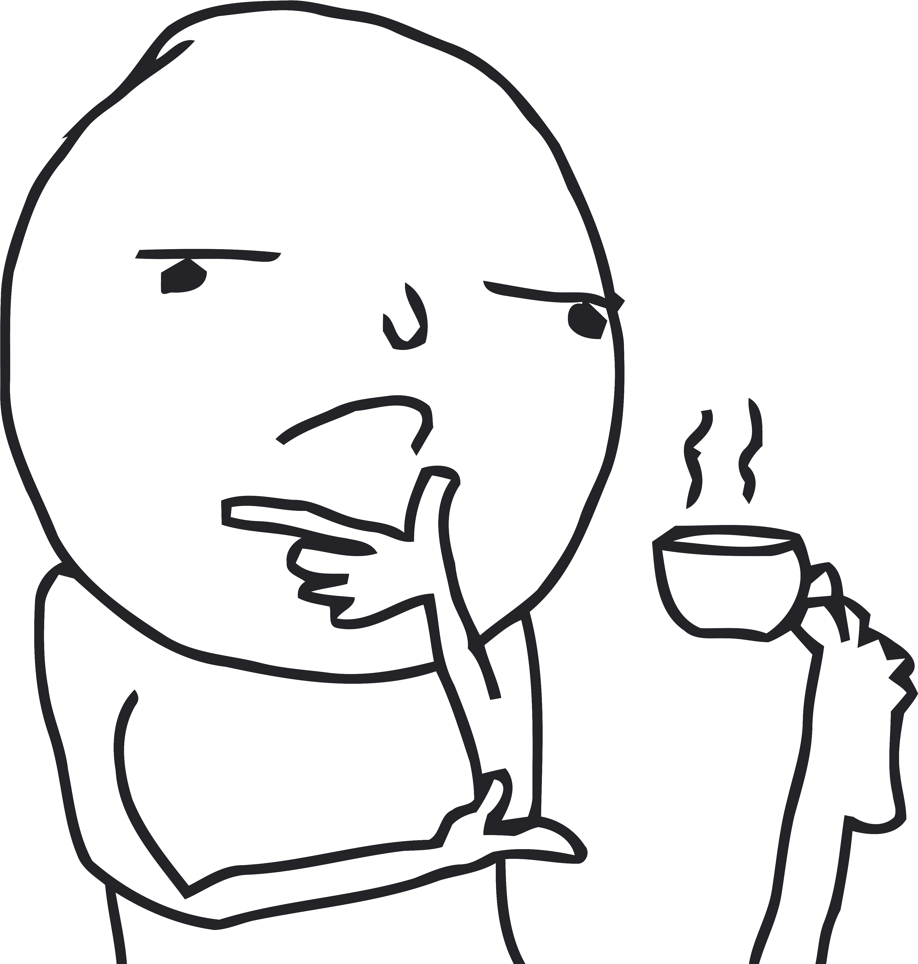 Portable Network Graphics Image No Such Thing As A - Coffee With Foot Meme (5000x4164)