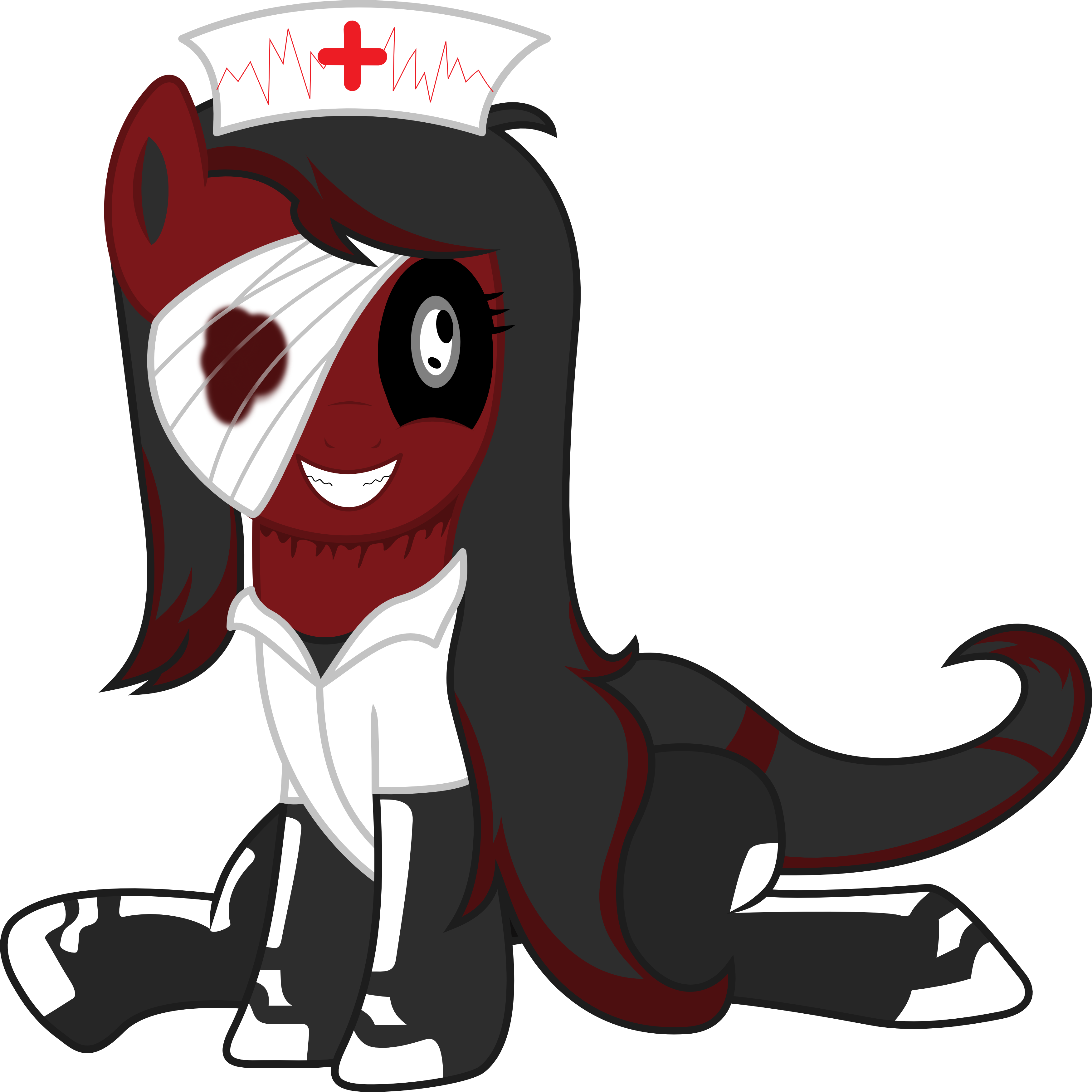 Bloody Mary Pony (3500x3499) Png Clipart Download