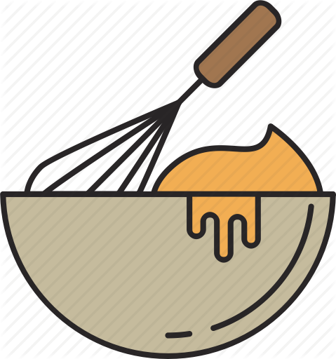 Whisk And Bowl - Whisk And Bowl Icon (479x512)
