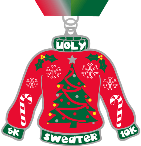 Ugly Sweater Clipart No Background - Christmas Jumper (1000x500)