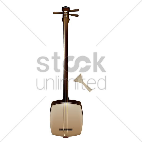 Instrument Clipart Shamisen - Gaohu (600x600)