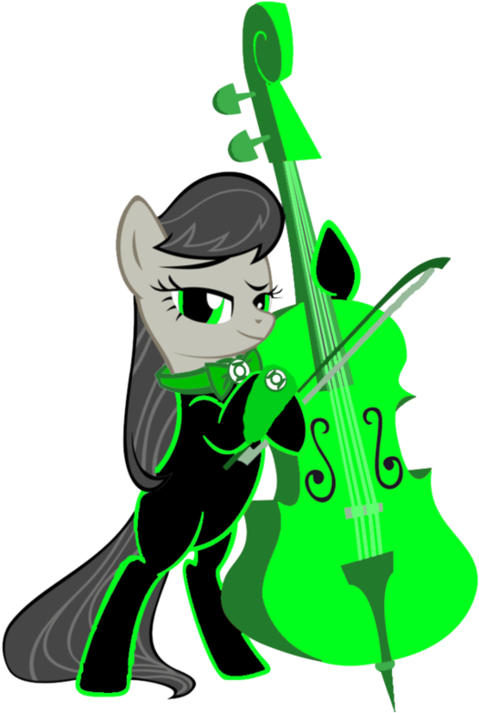 Octavia The Green Lantern By Motownwarrior01 - My Little Pony: Friendship Is Magic (894x894)
