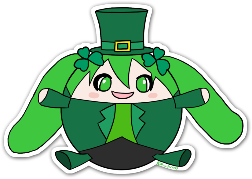 Patrick's Day Sticker By Maxsh1997 - Cartoon (894x894)