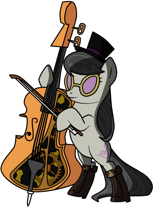 Miss Octavia Of Canterlot By Filipinoninja95 - Violin (649x863)