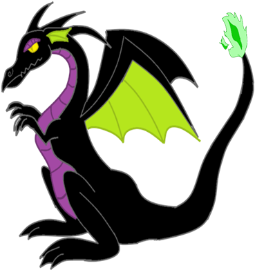 Maleficent Mlp Dragon - Illustration (420x420)