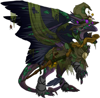 Maleficent Is In Charge Of All The Familiars And Other - Dragon (350x350)