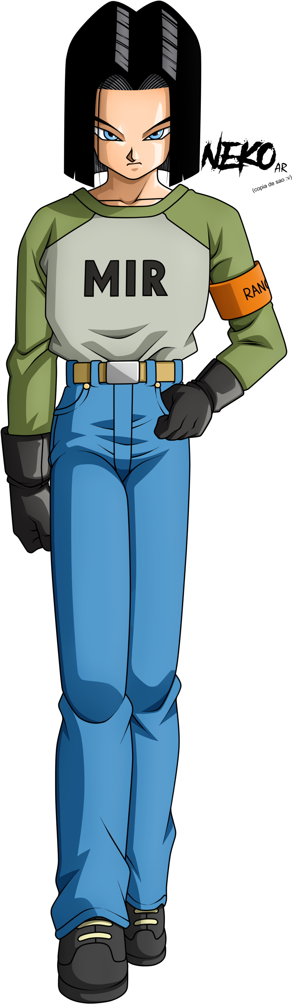 Random Encounter - Dragon Ball Super Android 17 Shirt (1024x3413)