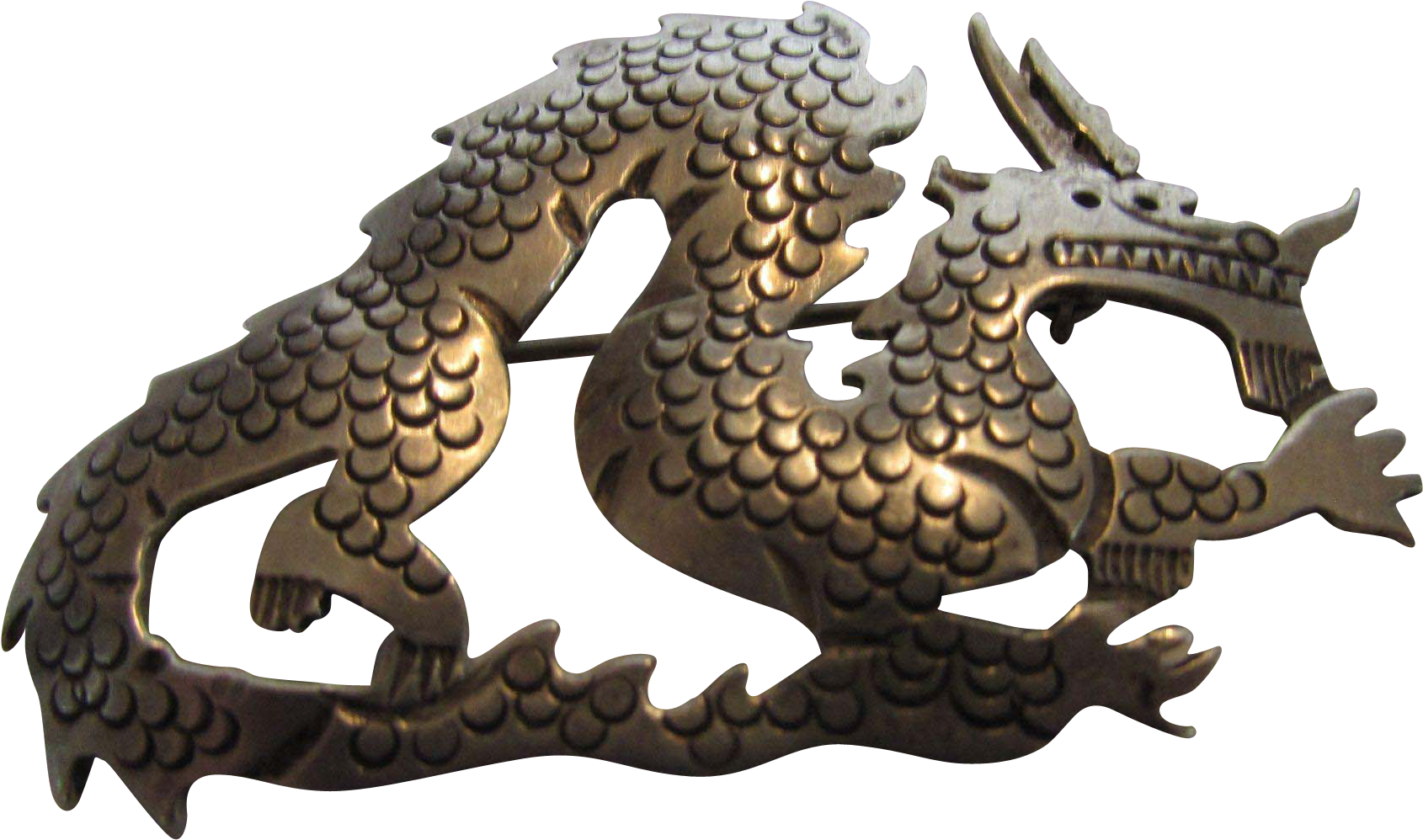 Sterling Silver Dragon Pin Artist Signed - Dragon (1689x1689)