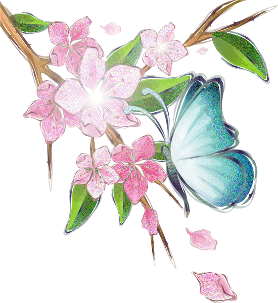 Comparte Este Articulo - Butterfly Cherry Blossom Watercolor Shower Curtain (550x600)