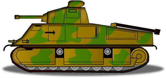 Tank Cartoon Image Military Tank Clip Art At Clker - Army Tank Clip Art -  (600x277) Png Clipart Download