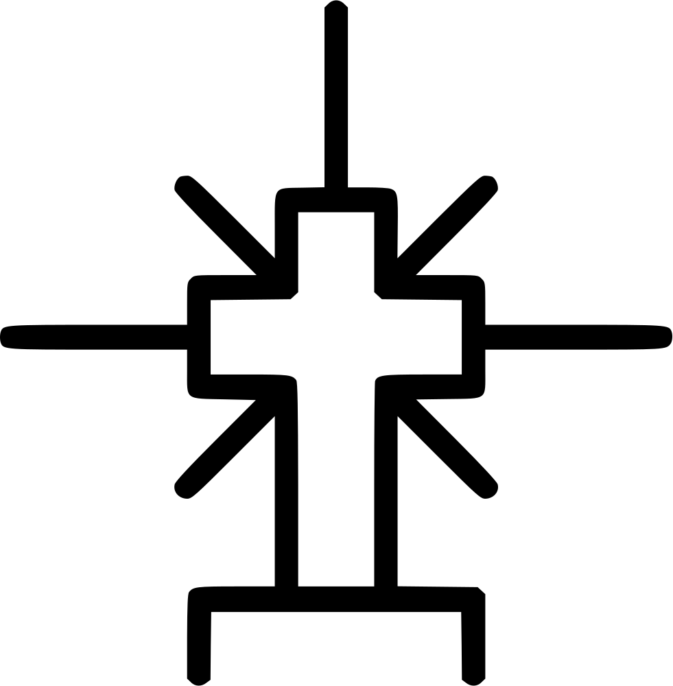 Png File - Stained Glass Patterns Cross (981x1000)