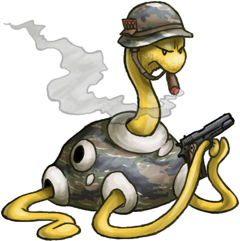 Army Shuckle By Racieb On Deviantart - Twitch Plays Pokemon Shuckle (500x500)