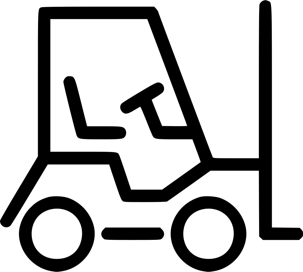 Mover Lifter Package Work Lifting Forklift Cart Svg - Transport (980x880)