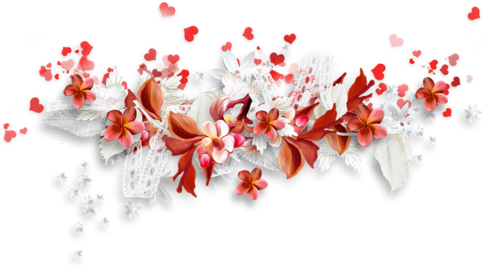 [ Img] - Красные Цветы Пнг (500x268)